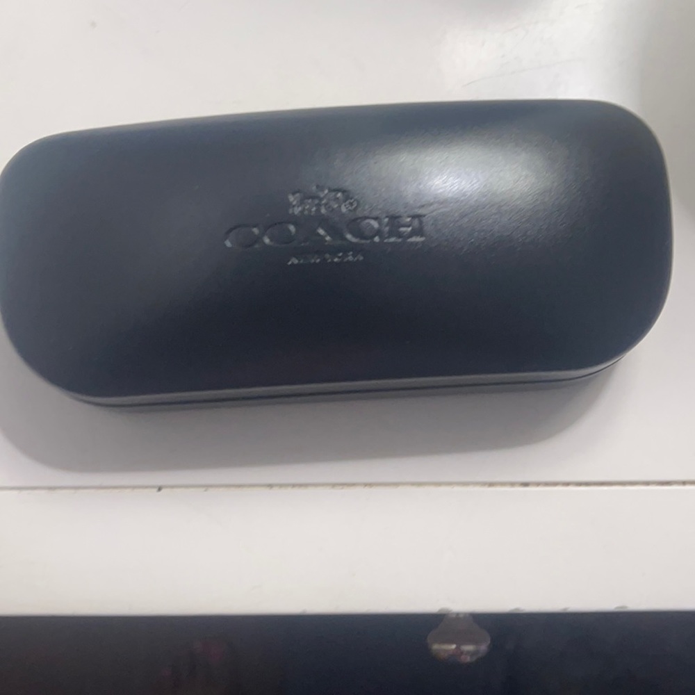 Brand new coach eyeglass black case
